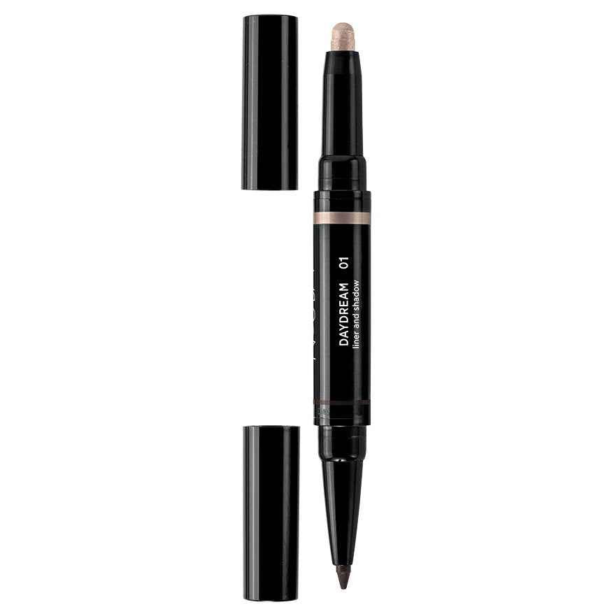 Nouba Day Dream – Liquid Eyeliner & Cream Eyeshadow Pencil 2-in-1 for Women, 01, 20 g