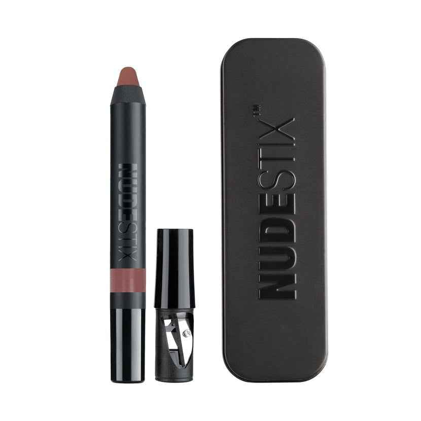 Nudestix Intense Matte – Lip Liner & Cheek Blush 2-in-1 for Women, Belle, 2.5 g