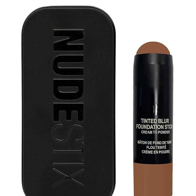 Nudestix Tinted Blur – Foundation Stick for Women, 8, Deep, 6 g