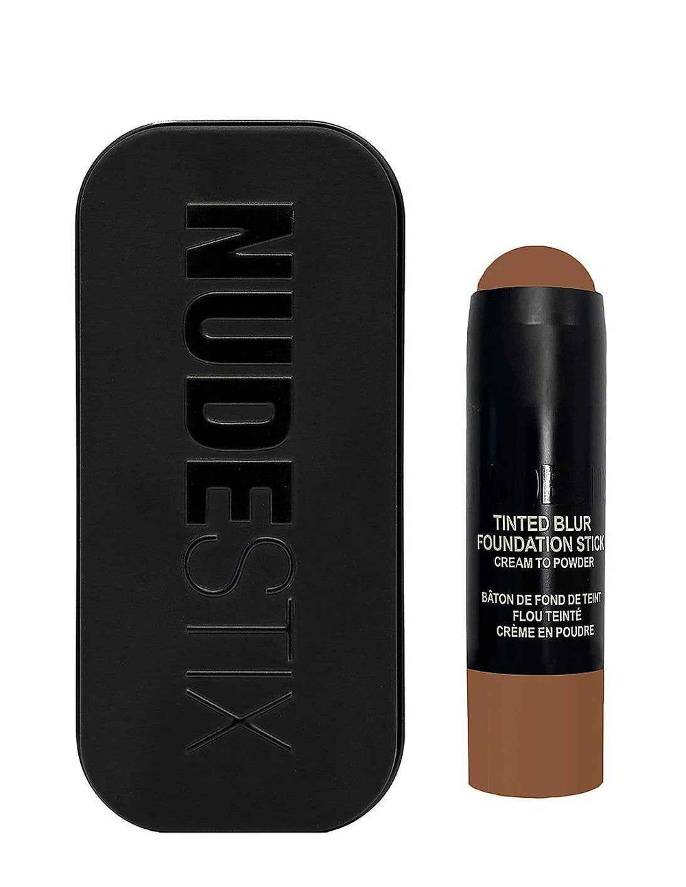 Nudestix Tinted Blur – Foundation Stick for Women, 8, Deep, 6 g