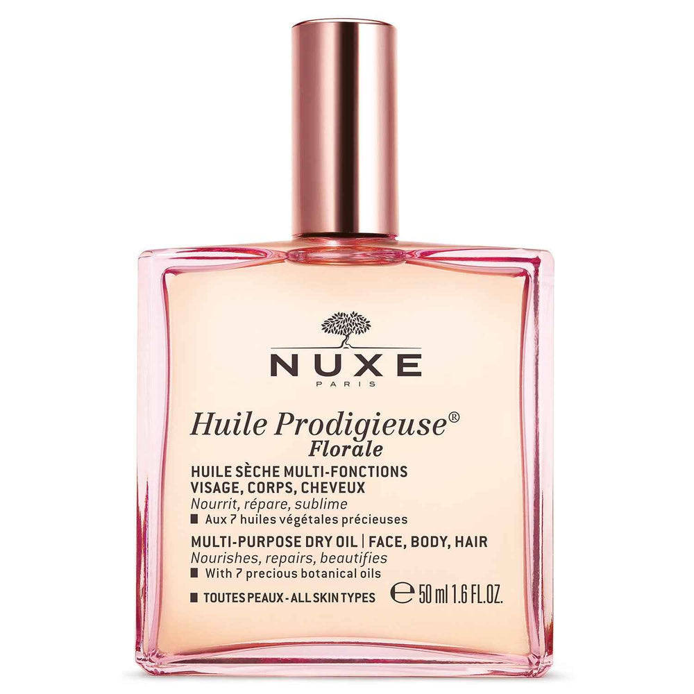 Nuxe Huile Prodigieuse Multi-Purpose Floral – Body Oil for Women, For Face, Body & Hair, 50 ml