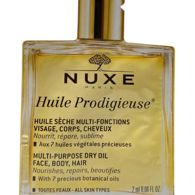 Nuxe Huile Prodigieuse Multi-Purpose – Oil for Women, For Hair & Body, 2 ml Sample