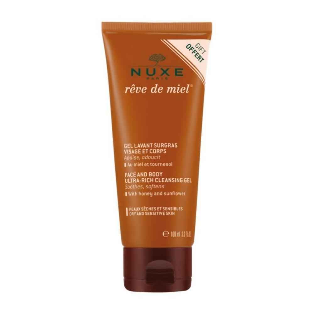 Nuxe Reve de Miel Ultra Rich – Cleansing Gel for Women, For Face, 100 ml