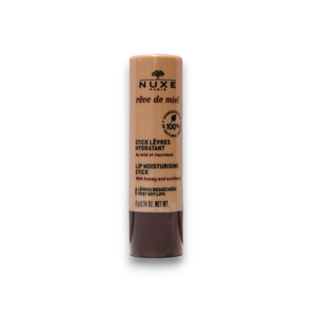 Nuxe Reve de Miel Vegan Hydrating – Lip Balm for Women, 4 g