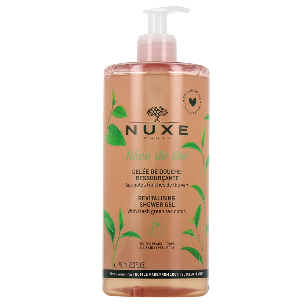 Nuxe Reve de The Revitalising – Shower Gel for Women, For All Skin Types, 750 ml