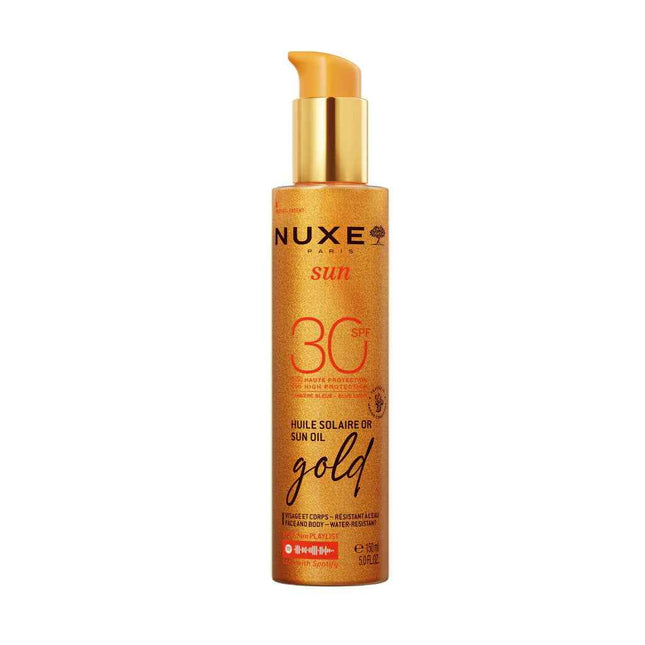 Nuxe Sun Gold UV Protection – Tanning Oil for Women, SPF 30, 150 ml