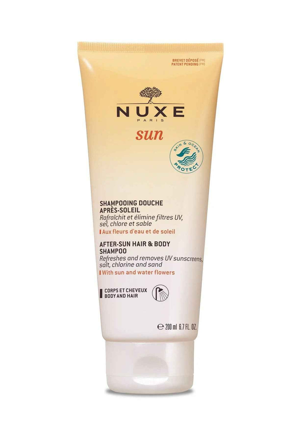 Nuxe Sun – Hair Shampoo for Women, After Sun - Cleansing, 200 ml