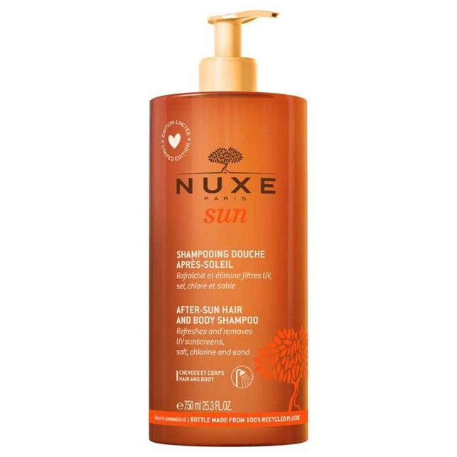 Nuxe Sun – Hair Shampoo for Women, After Sun - Cleansing, 750 ml