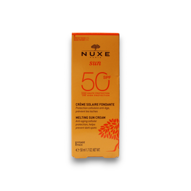 Nuxe Sun for Women, UV Protection, Sunscreen Cream, For Face, SPF 50, 50 ml