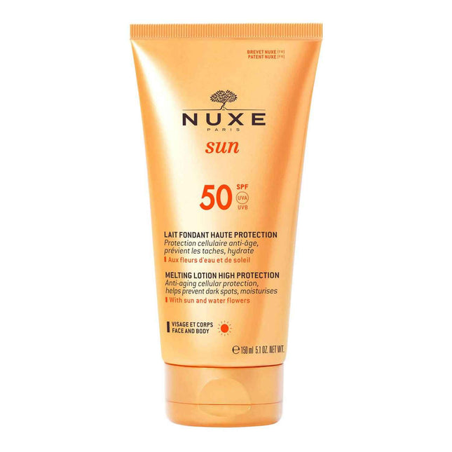 Nuxe Sun Melting – Sunscreen Lotion for Women, SPF 50, 150 ml
