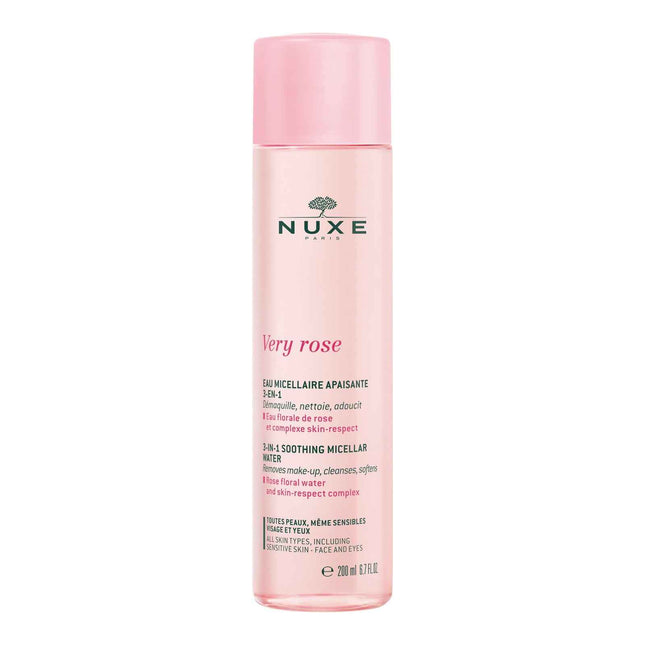 Nuxe Very Rose Cleansing – Micellar Water for Women, For Sensitive Skin, 200 ml