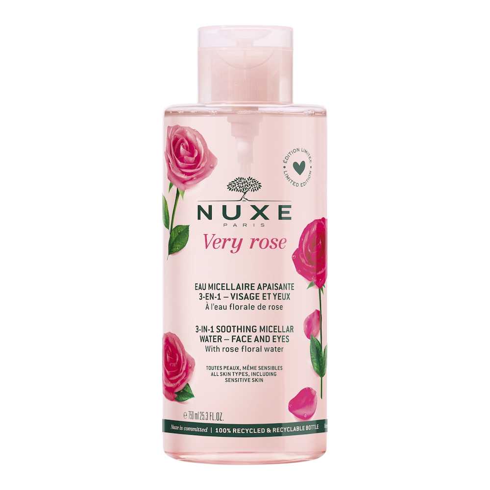 Nuxe Very Rose Cleansing – Micellar Water for Women, For All Skin Types, 750 ml