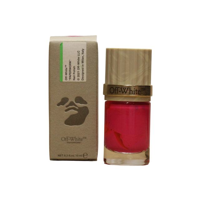 Off-White Paperwork – Nail Polish for Women, Pink, 10 ml