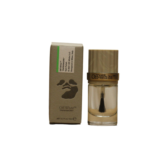 Off-White Paperwork Top Coat – Nail Polish for Women, 10 ml