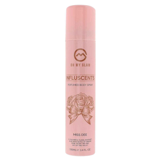 Oh My Glam Influscent Miss Dee – Body Spray for Women, Lily of the Valley, 100 ml