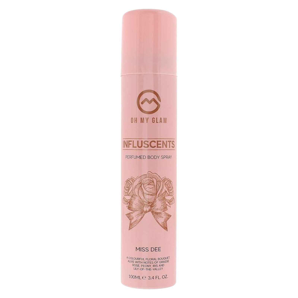 Oh My Glam Influscent Miss Dee – Body Spray for Women, Lily of the Valley, 100 ml
