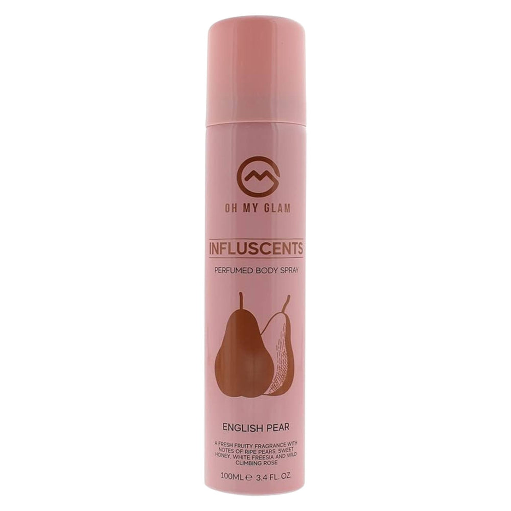 Oh My Glam Influscents – Body Spray for Women, English Pear & Freesia, 100 ml