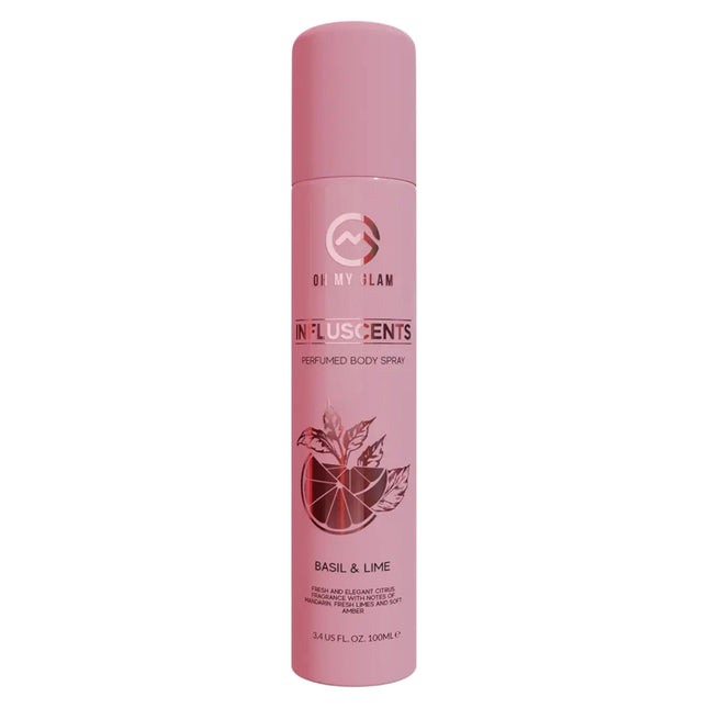 Oh My Glam Influscents – Body Spray for Women, Lime Basil & Mandarin, 100 ml