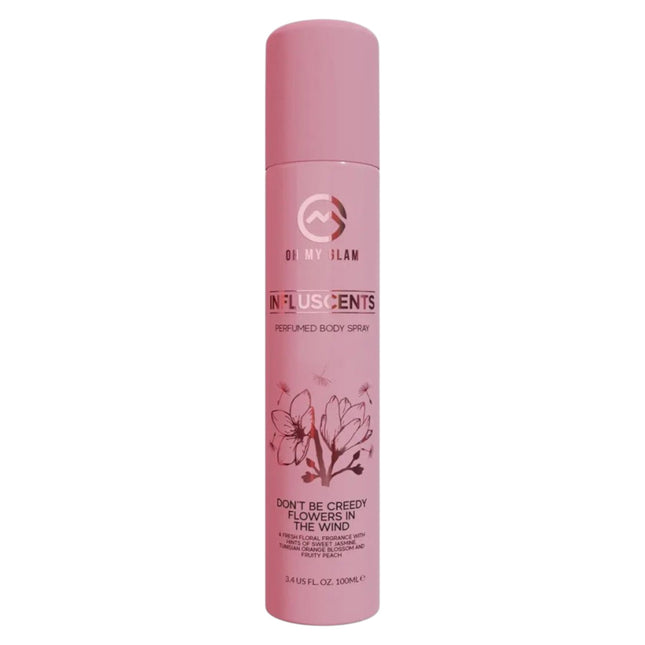 Oh My Glam Influscents Don't Be Creedy: Flowers In The Wind – Body Spray for Women, 100 ml
