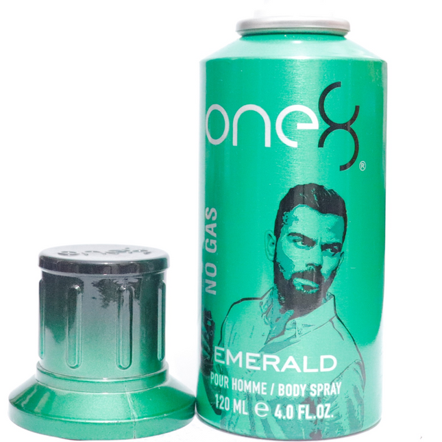 One 8 Emerald No Gas – Scented Spray for Men, 120 ml