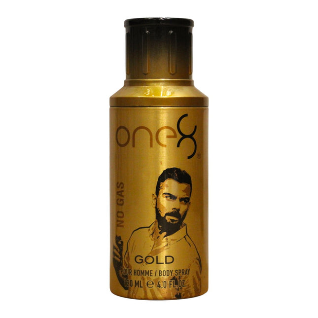 One 8 No Gas Gold – Scented Spray for Men, 120 ml