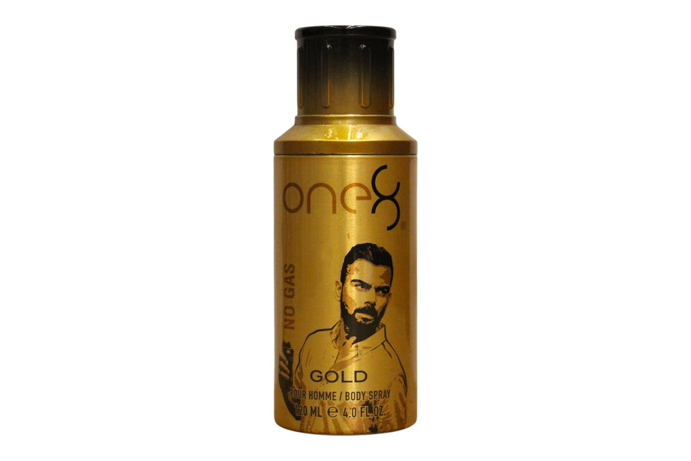 One 8 No Gas Gold – Scented Spray for Men, 120 ml