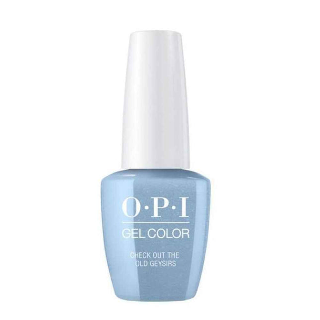 Opi Gel Color – Semi-Permanent Nail Polish for Women, Check Out The Old Geysirs, 15 ml