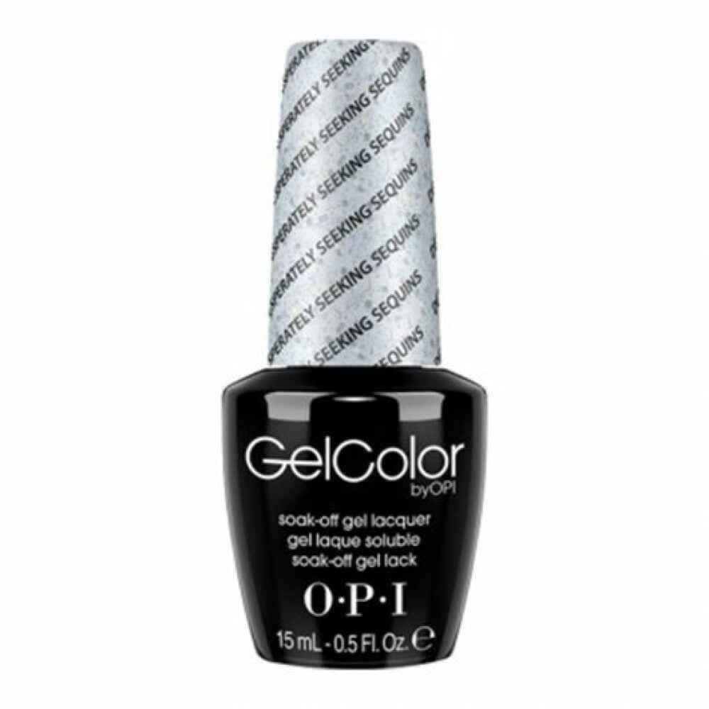 Opi Gel Color – Semi-Permanent Nail Polish for Women, Desperately Seeking Sequins, 15 ml