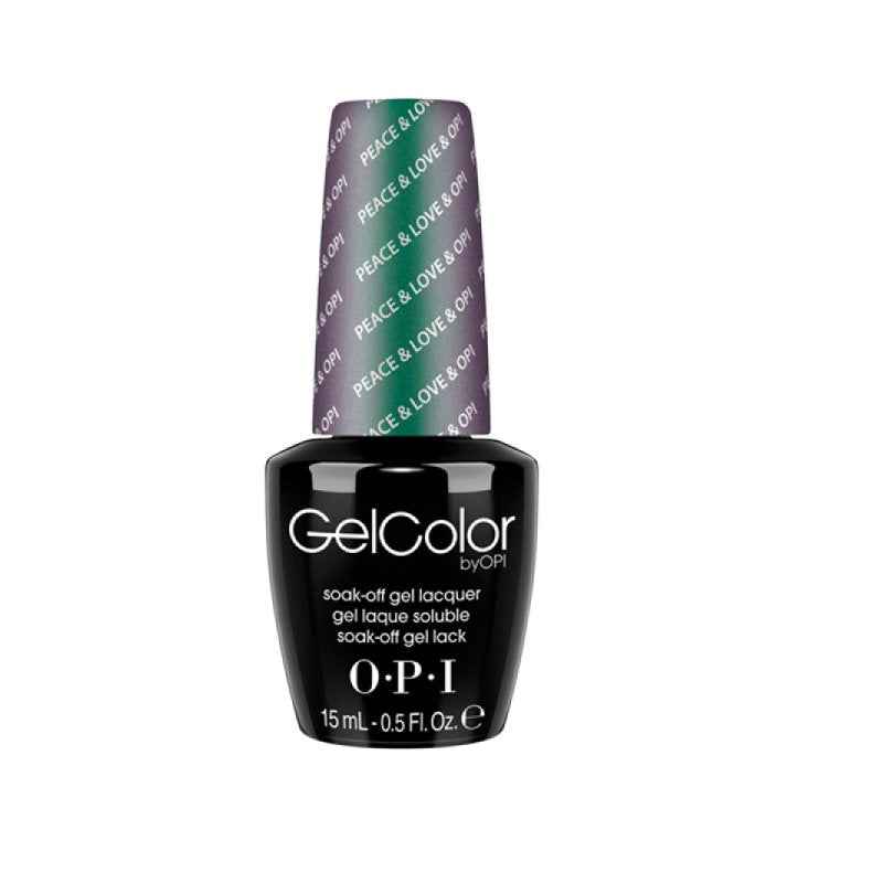 Opi Gel Color – Semi-Permanent Nail Polish for Women, GC F56, Peace & Love & Opi, 15 ml