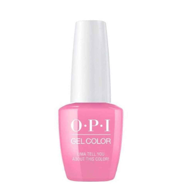 Opi Gel Color – Semi-Permanent Nail Polish for Women, Lima Tell You About This Color!, 15 ml
