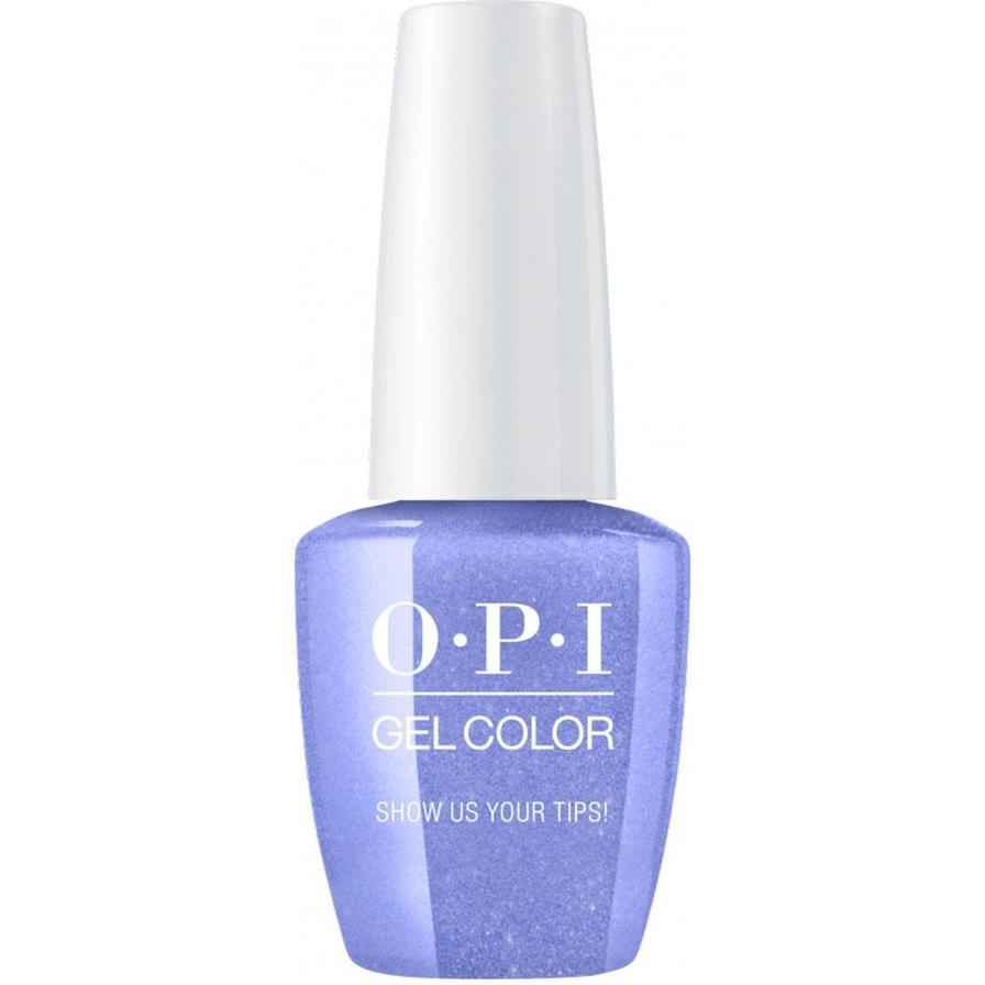 Opi Gel Color – Semi-Permanent Nail Polish for Women, Show Us Your Tips!, 15 ml