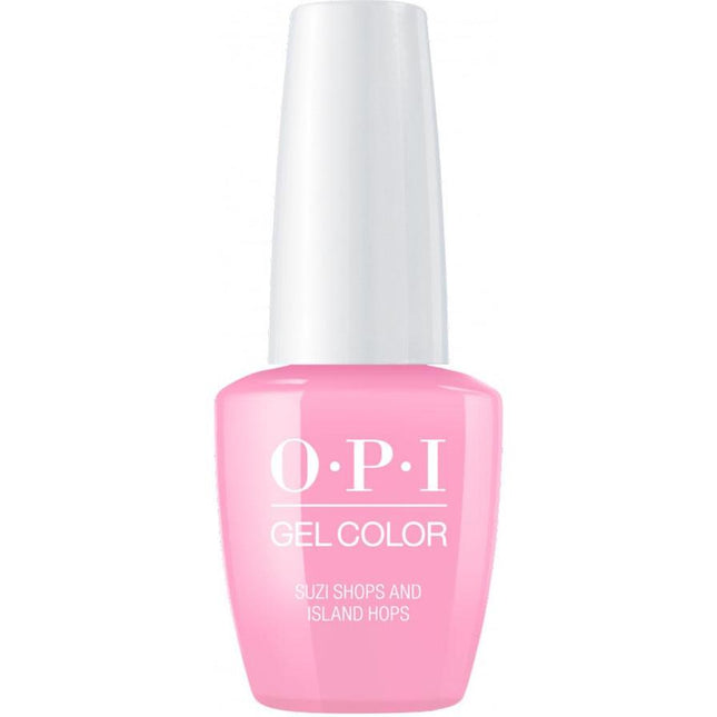 Opi Gel Color – Semi-Permanent Nail Polish for Women, Suzi Shops & Island Hops, 15 ml