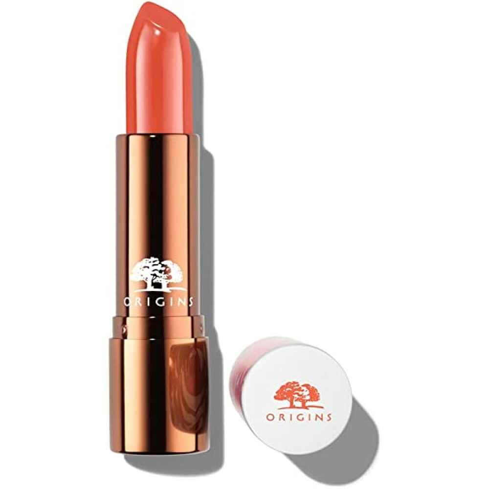 Origins Blooming Bold – Cream Lipstick for Women, 10, Hibiscus Haze, 3.1 g