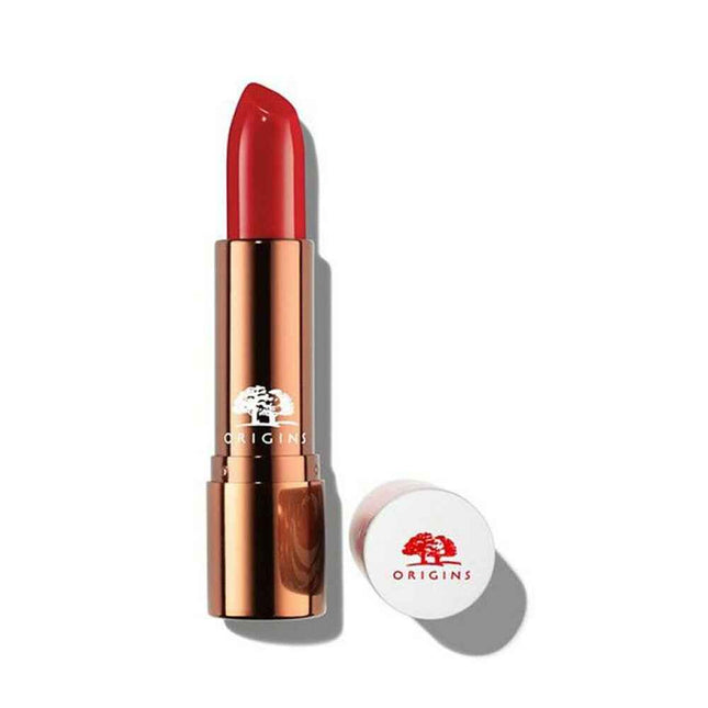 Origins Blooming Bold – Cream Lipstick for Women, 22, Poppy Pout, 3.1 g