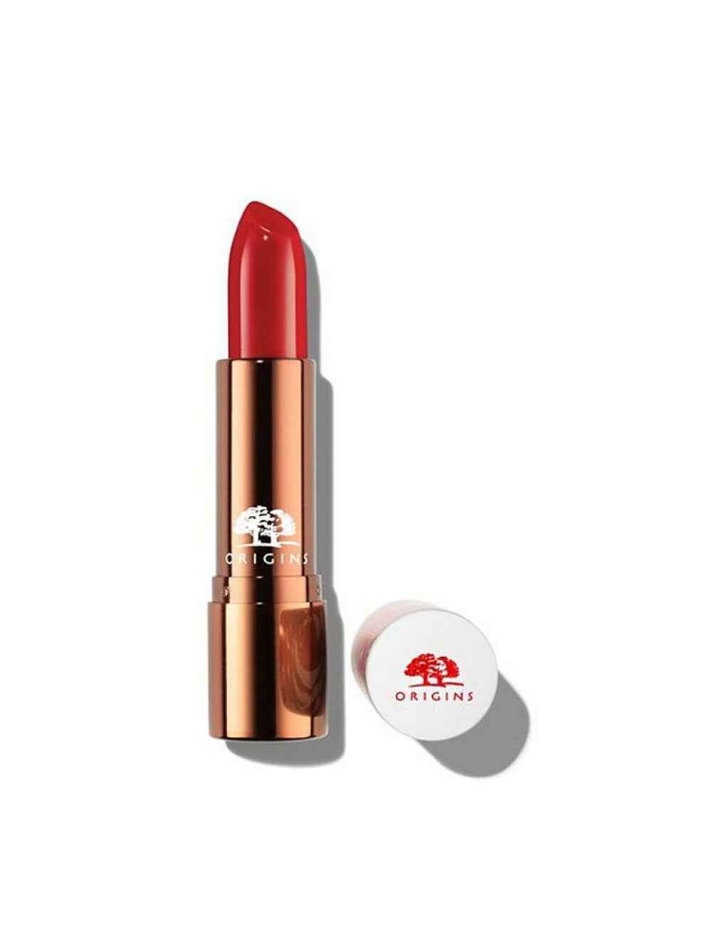 Origins Blooming Bold – Cream Lipstick for Women, 22, Poppy Pout, 3.1 g