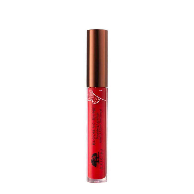 Origins Blooming Shine – Lip Gloss for Women, 04, Zinnia Zing, 2.6 ml