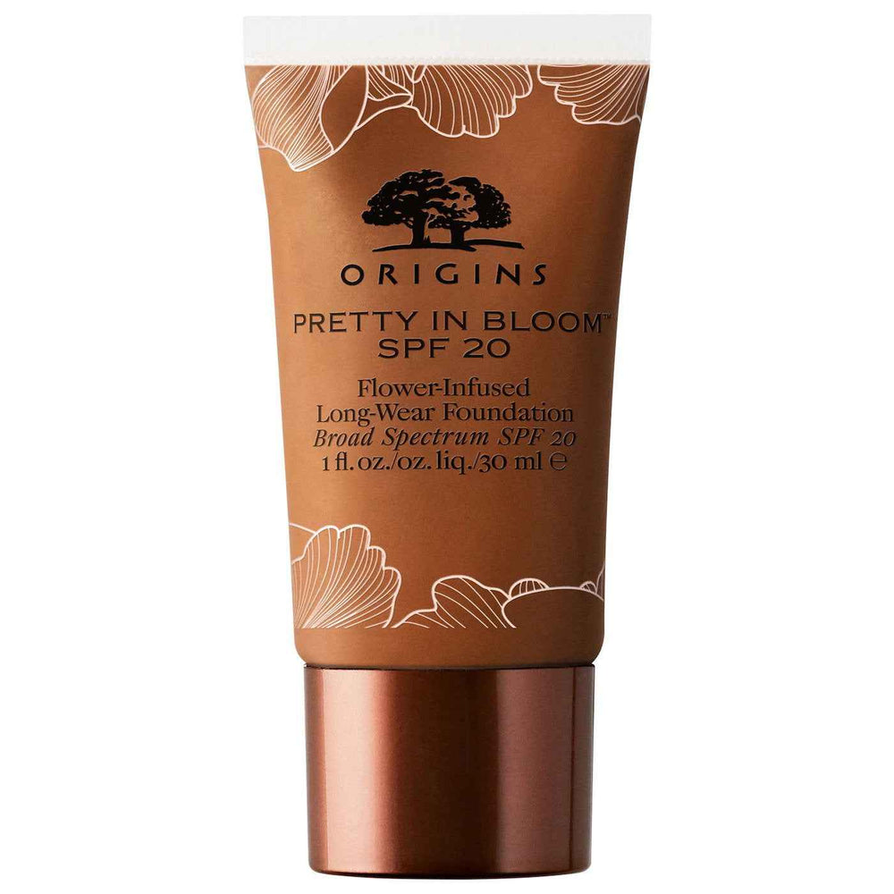 Origins Pretty In Bloom Long Wearing – Cream Foundation for Women, 710, Very Deep Cool, SPF 20, 30 ml