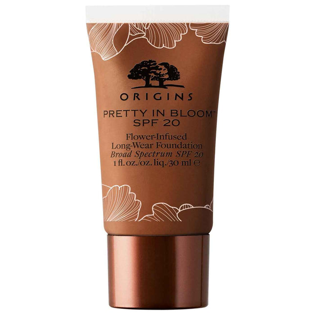 Origins Pretty In Bloom Long Wearing – Cream Foundation for Women, 720, Very Deep Cool, SPF 20, 30 ml
