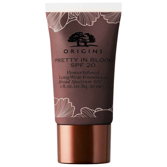 Origins Pretty In Bloom Long Wearing – Cream Foundation for Women, 740, Very Deep Cool, SPF 20, 30 ml