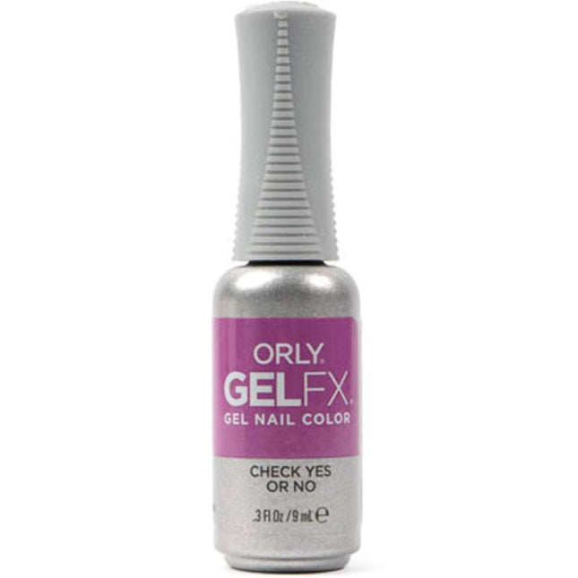 Orly Gelfx – Semi-Permanent for Women, Semi-Permanent Nail Polish, Check Yes Or No, 9 ml