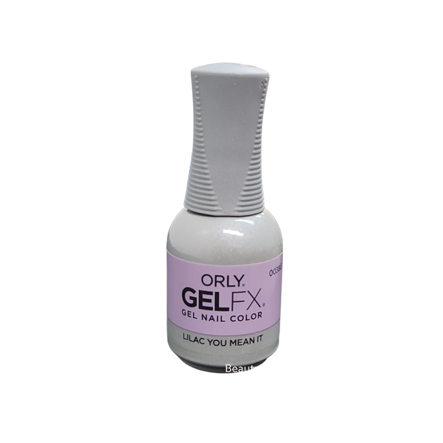 Orly Gelfx Shimmer – Semi-Permanent Nail Polish for Women, Lilac You Mean It, 18 ml