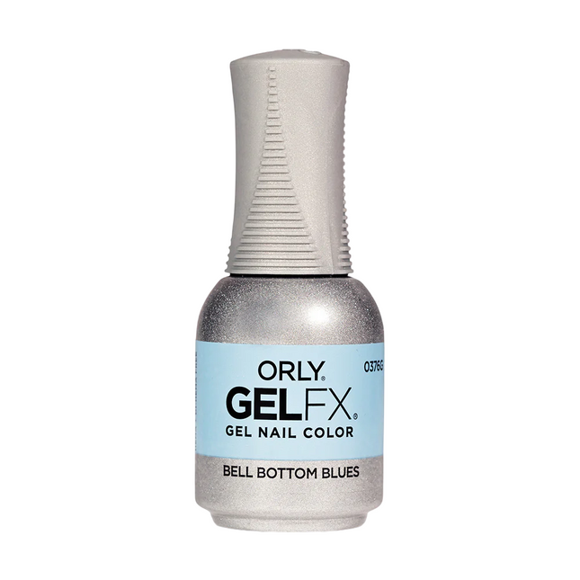 Orly Gelfx Shimmer – Semi-Permanent Nail Polish for Women, Bell Bottom Blues, 18 ml