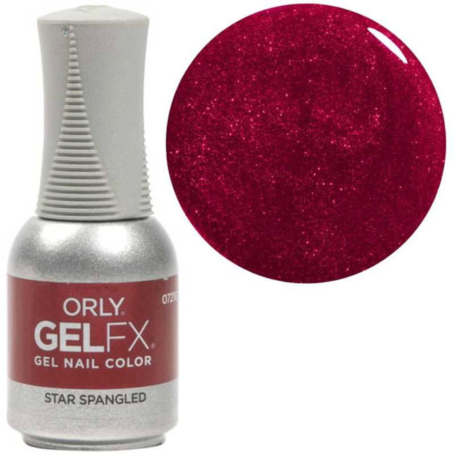 Orly Gelfx Shimmer – Semi-Permanent Nail Polish for Women, Star Spangled, 18 ml