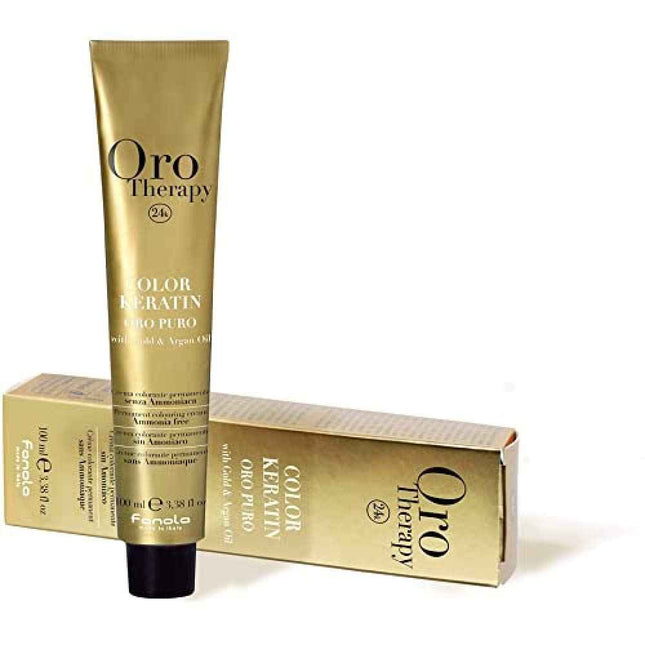 Oro Therapy 24k Oro Puro Ammonia-Free – Permanent Hair Dye for Women, 5.6 Light Brown Red, 100 ml