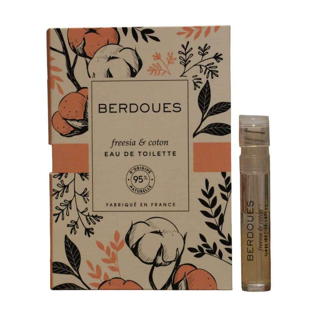 Parfums Berdoues Freesia & Coton – Eau de Toilette Unisex, 1.2 ml Sample