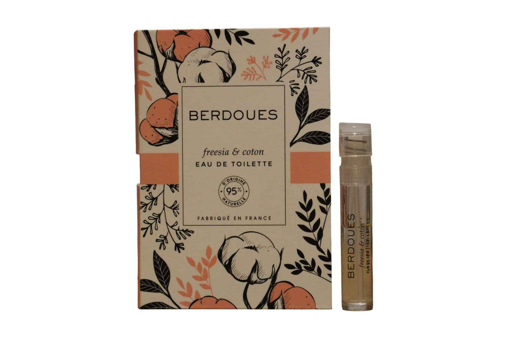 Parfums Berdoues Freesia & Coton – Eau de Toilette Unisex, 1.2 ml Sample