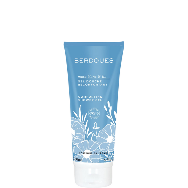 Parfums Berdoues Musc Blanc Et Lin – Shower Gel Unisex, 200 ml
