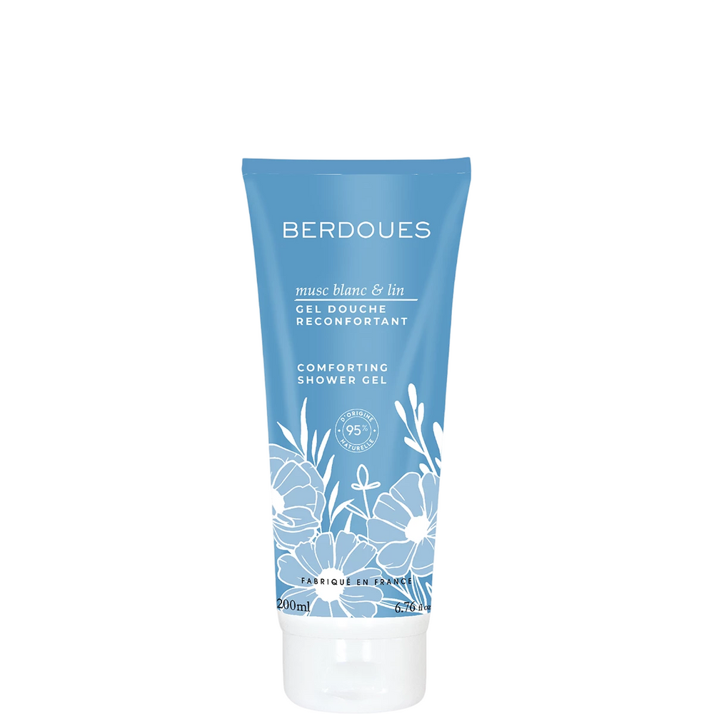 Parfums Berdoues Musc Blanc Et Lin – Shower Gel Unisex, 200 ml