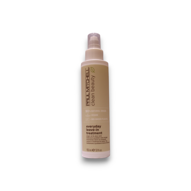 Paul Mitchell Clean Beauty Everyday Vegan – Hair Leave-In Cream Treatment for Women, For Hydration, 150 ml