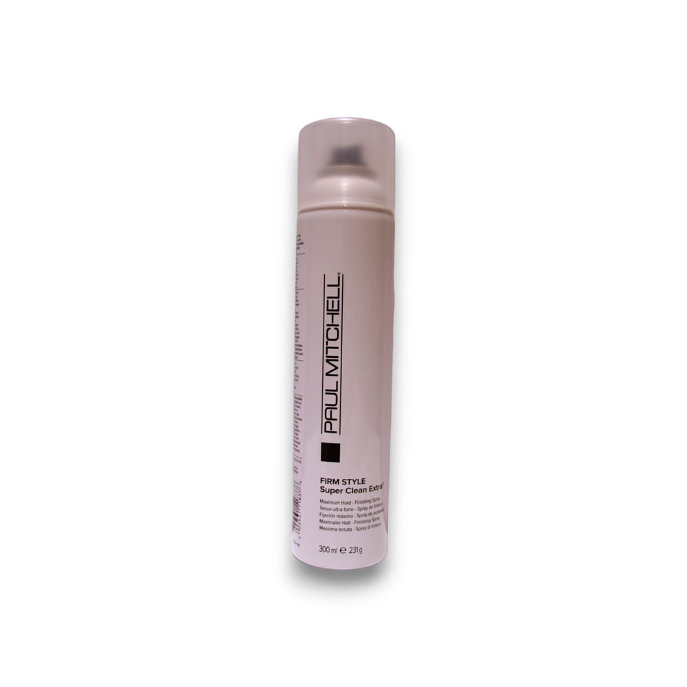 Paul Mitchell Firm Style Super Clean Extra Paraben-Free – Hair Spray for Women, Finishing, Maximum Hold, 300 ml